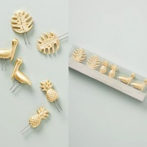 Selva Corn on the Cob Holders, Set of 3 Pairs NIB